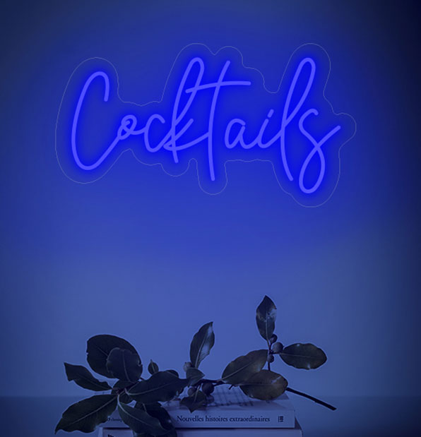 Neon Cocktails Sign