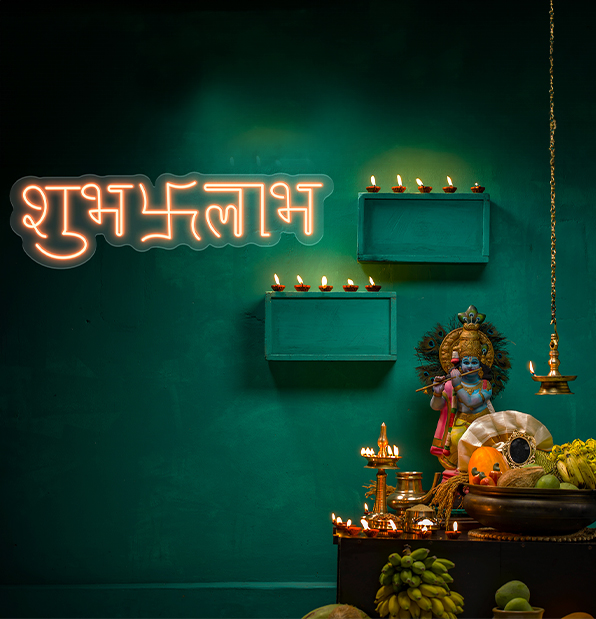 Shubh Labh Neon Sign