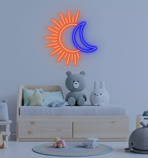 Sun And Moon Neon Sign