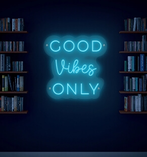 Good Vibes Only Neon Sign